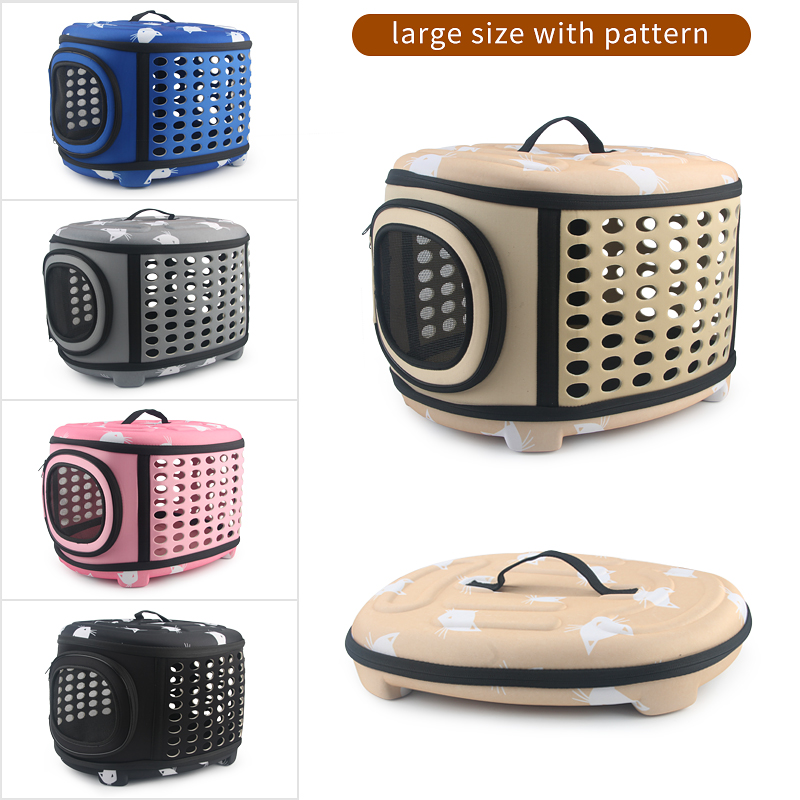 JMT-070474 Cat Pattern Single Shoulder Pet Carrier Bag for Comfortable Travel
