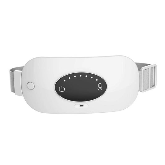 JMT-070474 Electric Heating and Vibration Massage Belt for Waist Support, Adjustable Temperature 40-65°C, ABS Material, Pink or White Options