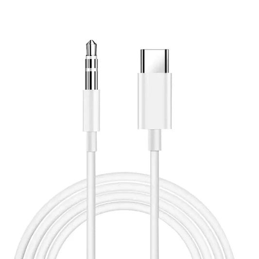 JMT-071050 Type C to 3.5mm AUX Converter Cable for Compatible Devices and Car Audio Systems