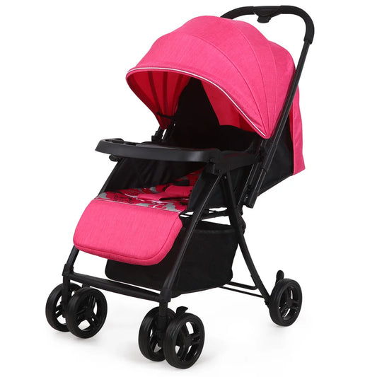 JMT-071242 Reversible Lightweight Pushchair with Foldable Design and Dinner Plate for Infants