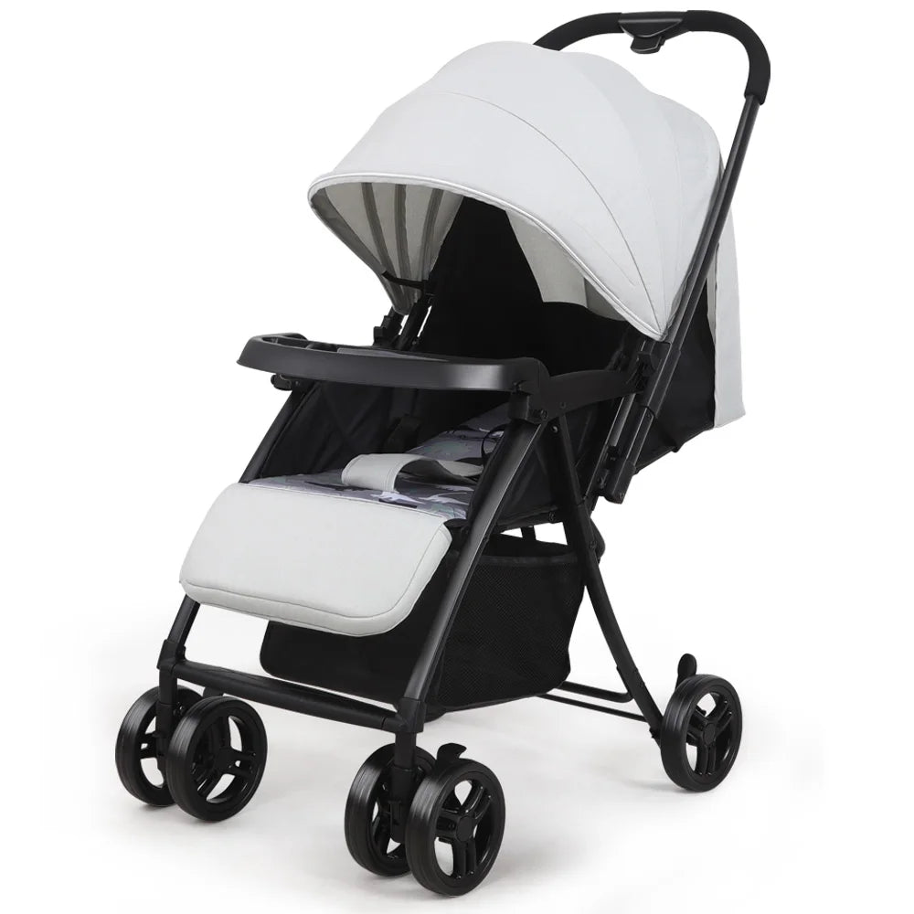 JMT-071242 Reversible Lightweight Pushchair with Foldable Design and Dinner Plate for Infants