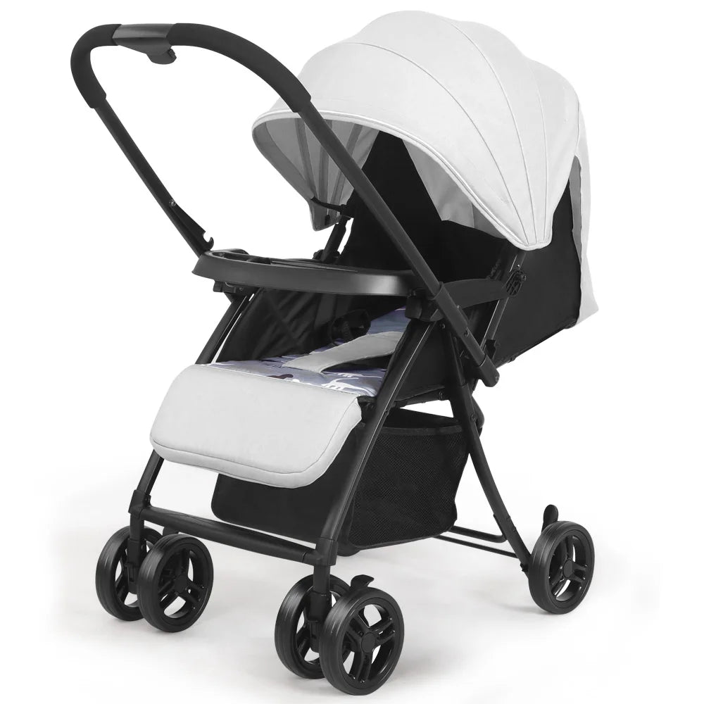 JMT-071242 Reversible Lightweight Pushchair with Foldable Design and Dinner Plate for Infants