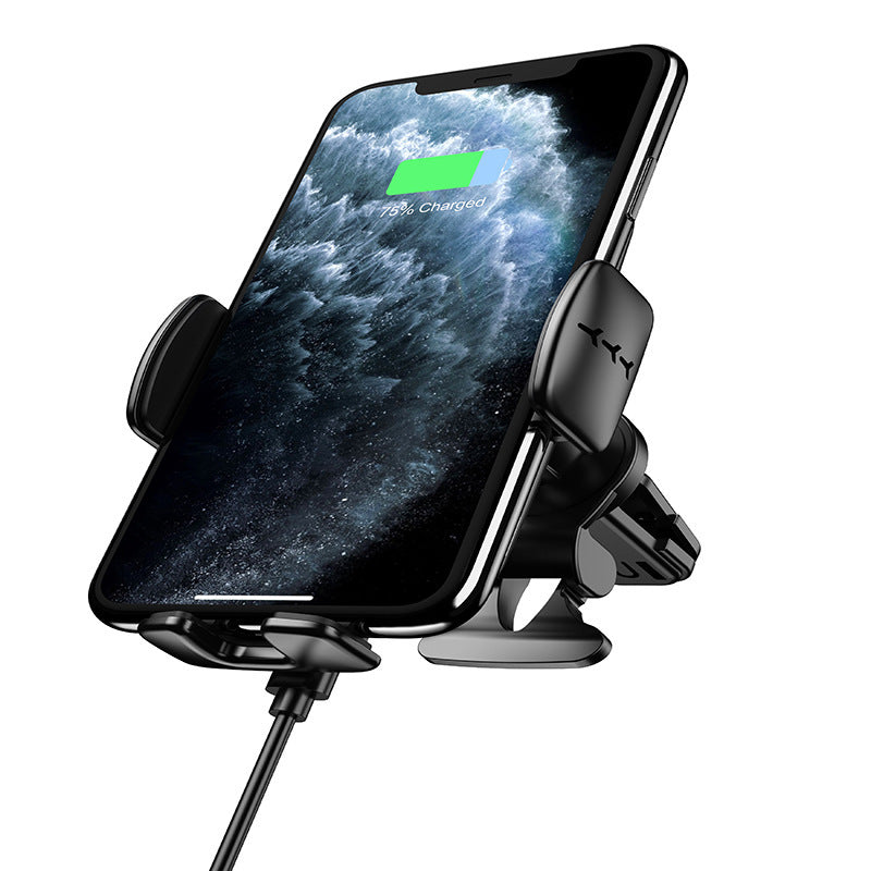 JMT-071242 Wireless Car Charger with Type-C Interface - Cool Black and Starry Gray