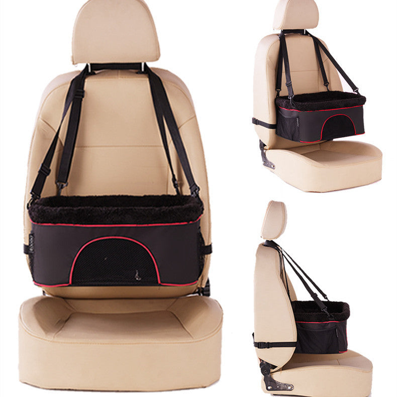 JMT-071690 Wear-Resistant Car Rear Dog Kennel Cushion with Moisture-Proof Features - Gray/Black