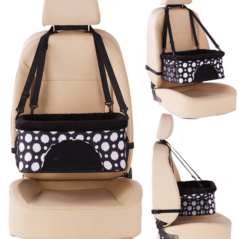 JMT-071690 Wear-Resistant Car Rear Dog Kennel Cushion with Moisture-Proof Features - Gray/Black