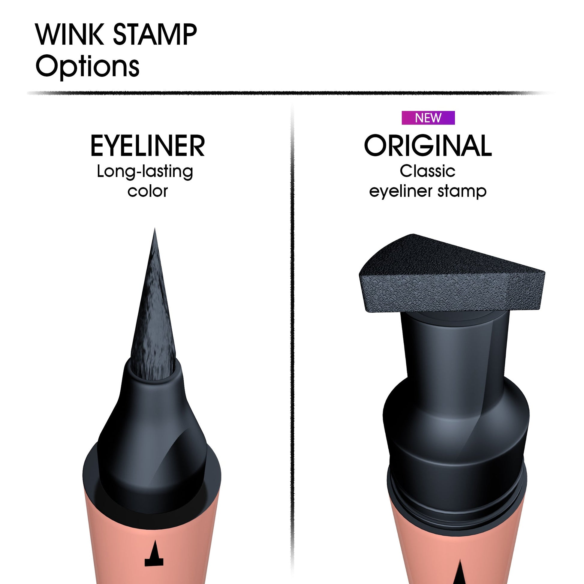 JMT-071818 Double Head Seal Liquid Eyeliner - Long-Lasting, Waterproof, Smudge-Proof Formula with Precision Stamp Application