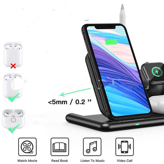 JMT-072074 Wireless Charging Pad with Type-C Interface - Black