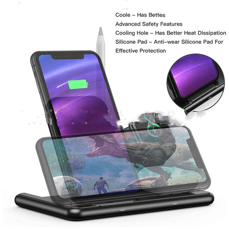 JMT-072074 Wireless Charging Pad with Type-C Interface - Black