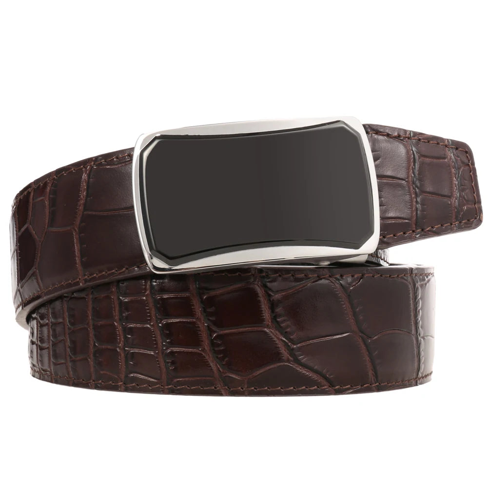 JMT-072138 Business Casual Stainless Steel Belt with Patch Buckle for Men - Model LY36-61317-8