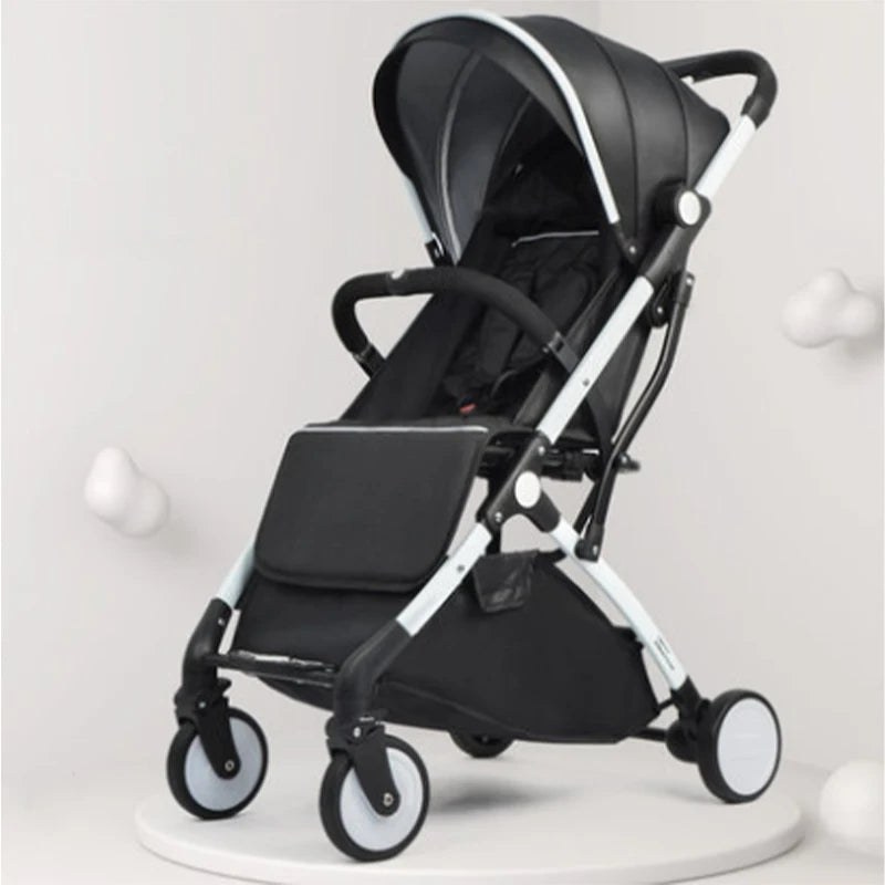 JMT-072394 Compact Lightweight Folding Stroller for Travel - Easy to Use Baby Pushchair Pram with Toddler Safety Features