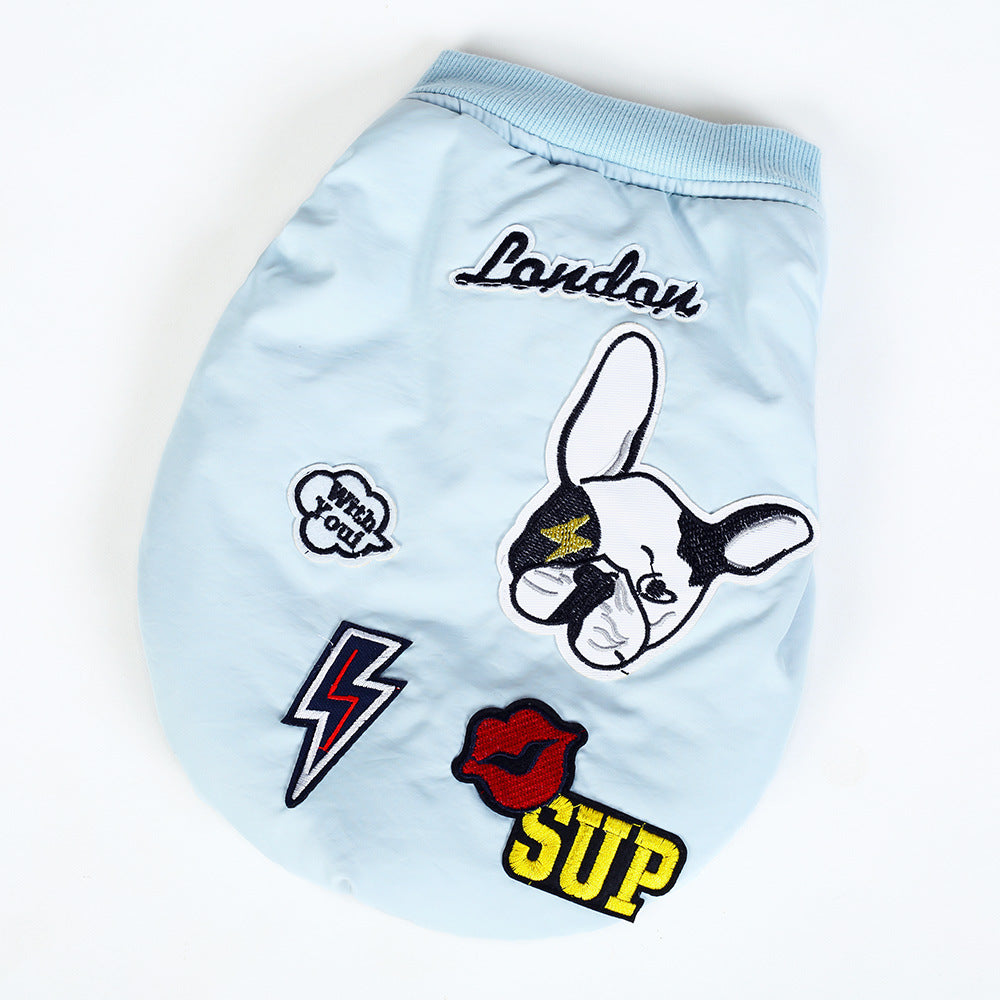 JMT-072458 Casual Pet Vest in Graffiti Design with Comfortable Fit - Available in Multiple Sizes