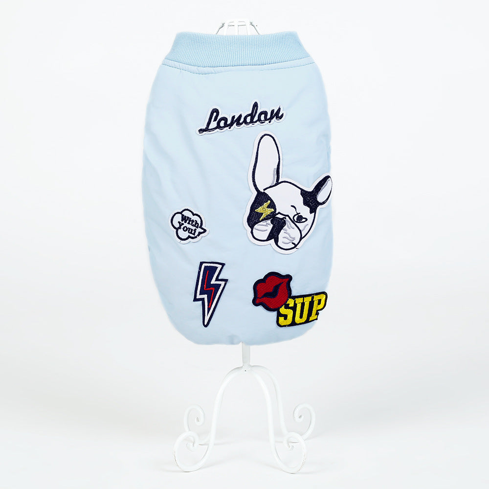 JMT-072458 Casual Pet Vest in Graffiti Design with Comfortable Fit - Available in Multiple Sizes