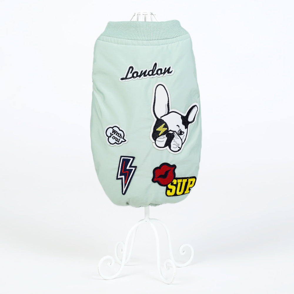 JMT-072458 Casual Pet Vest in Graffiti Design with Comfortable Fit - Available in Multiple Sizes