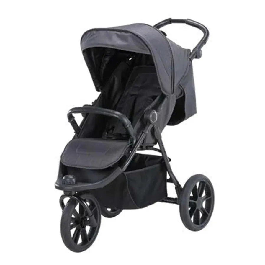 JMT-072522 All-Terrain 3-Wheel Baby Stroller with Easy One-Hand Fold and In-Seat Suspension