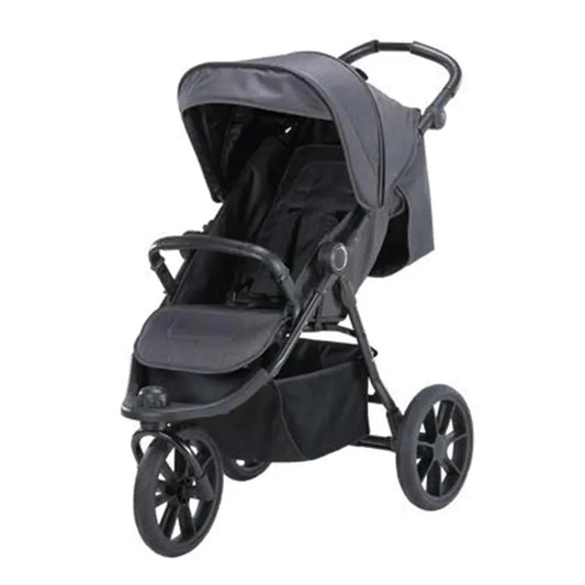 JMT-072522 All-Terrain 3-Wheel Baby Stroller with Easy One-Hand Fold and In-Seat Suspension