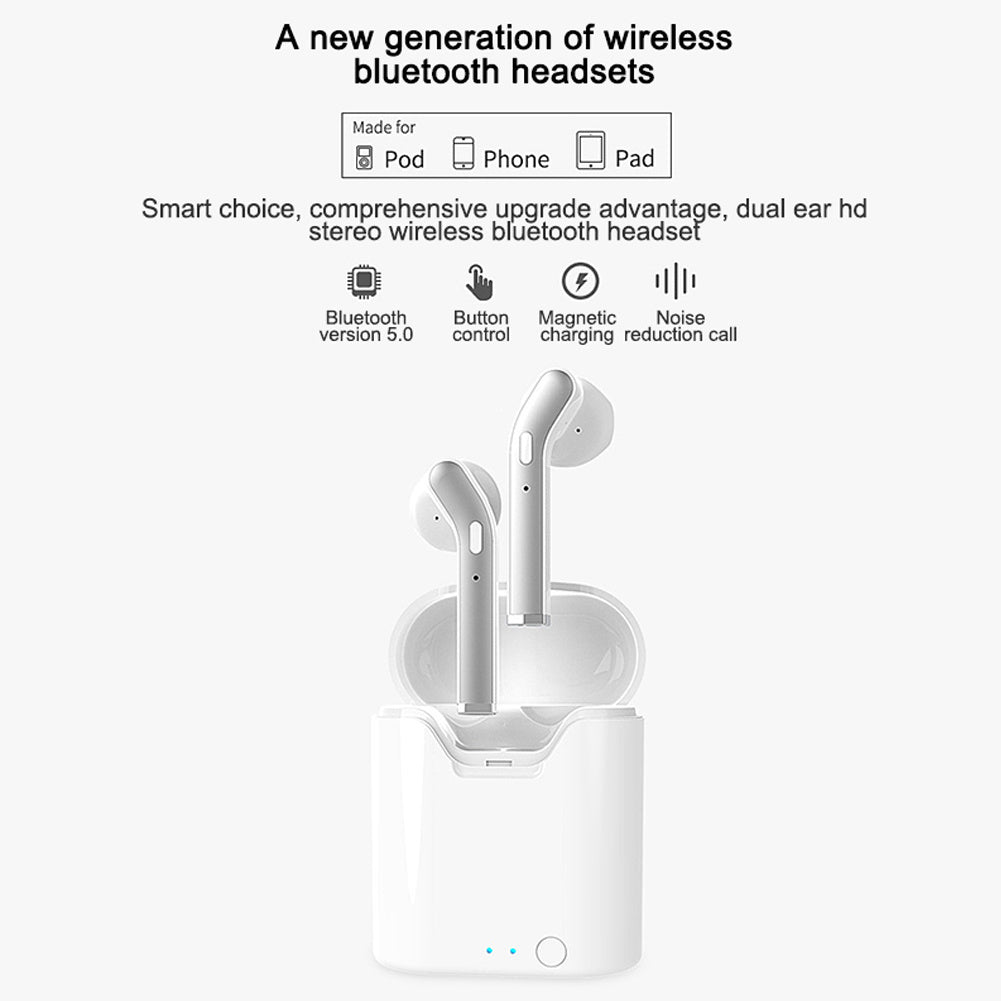 JMT-072522 H17T Wireless Bluetooth Headset with Multi-Point Connection and Voice Control
