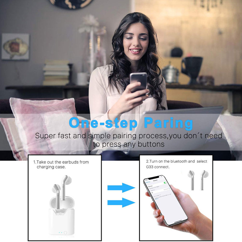 JMT-072522 H17T Wireless Bluetooth Headset with Multi-Point Connection and Voice Control