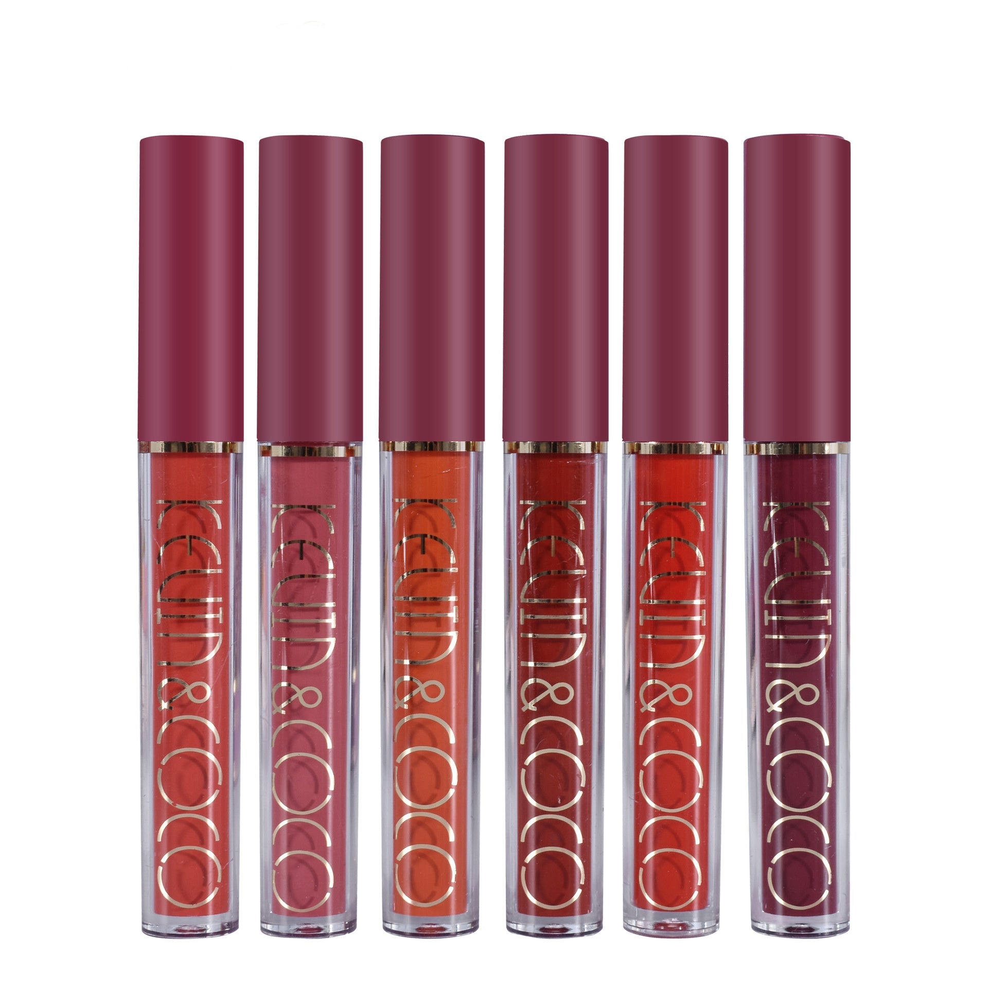 JMT-072650 6-Color Lip Glaze Set with Multivitamins for Bright Glossy Lips