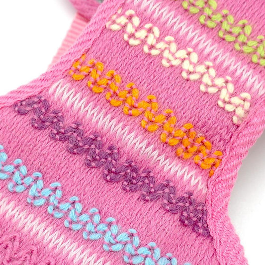 JMT-072714 Comfortable Fleece Corset for Small and Medium Dogs - Colorful Design with Adjustable Chest Strap and Strong Rope