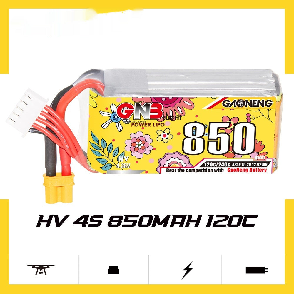 JMT-072714 High Energy 850mAh 4S 15.2V 120C Model Airplane Battery with XT30 Plug