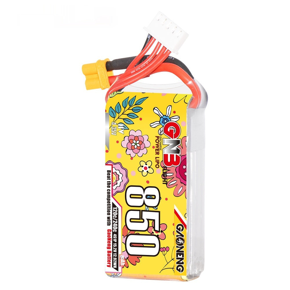 JMT-072714 High Energy 850mAh 4S 15.2V 120C Model Airplane Battery with XT30 Plug
