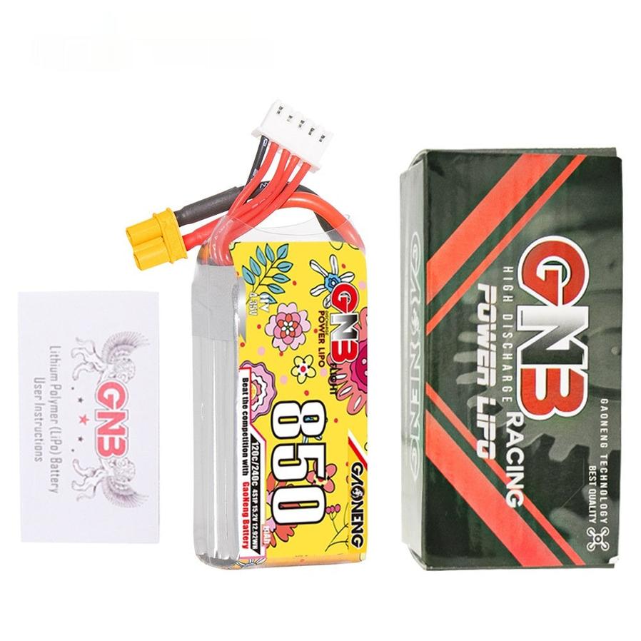 JMT-072714 High Energy 850mAh 4S 15.2V 120C Model Airplane Battery with XT30 Plug