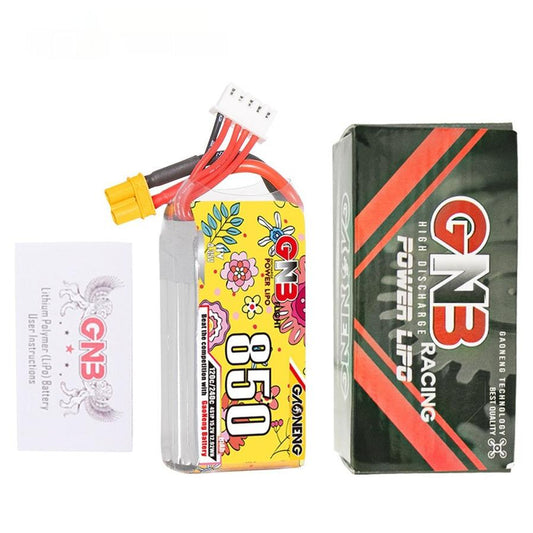 JMT-072714 High Energy 850mAh 4S 15.2V 120C Model Airplane Battery with XT30 Plug