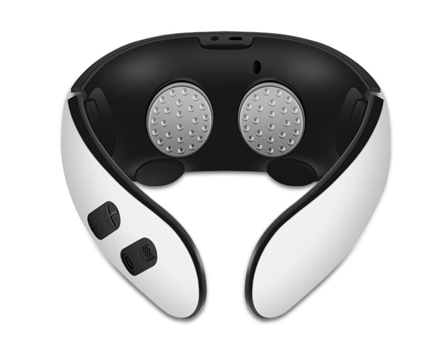 JMT-072778 Voice-Activated Neck Massager with USB Charging and Electrode Sheets