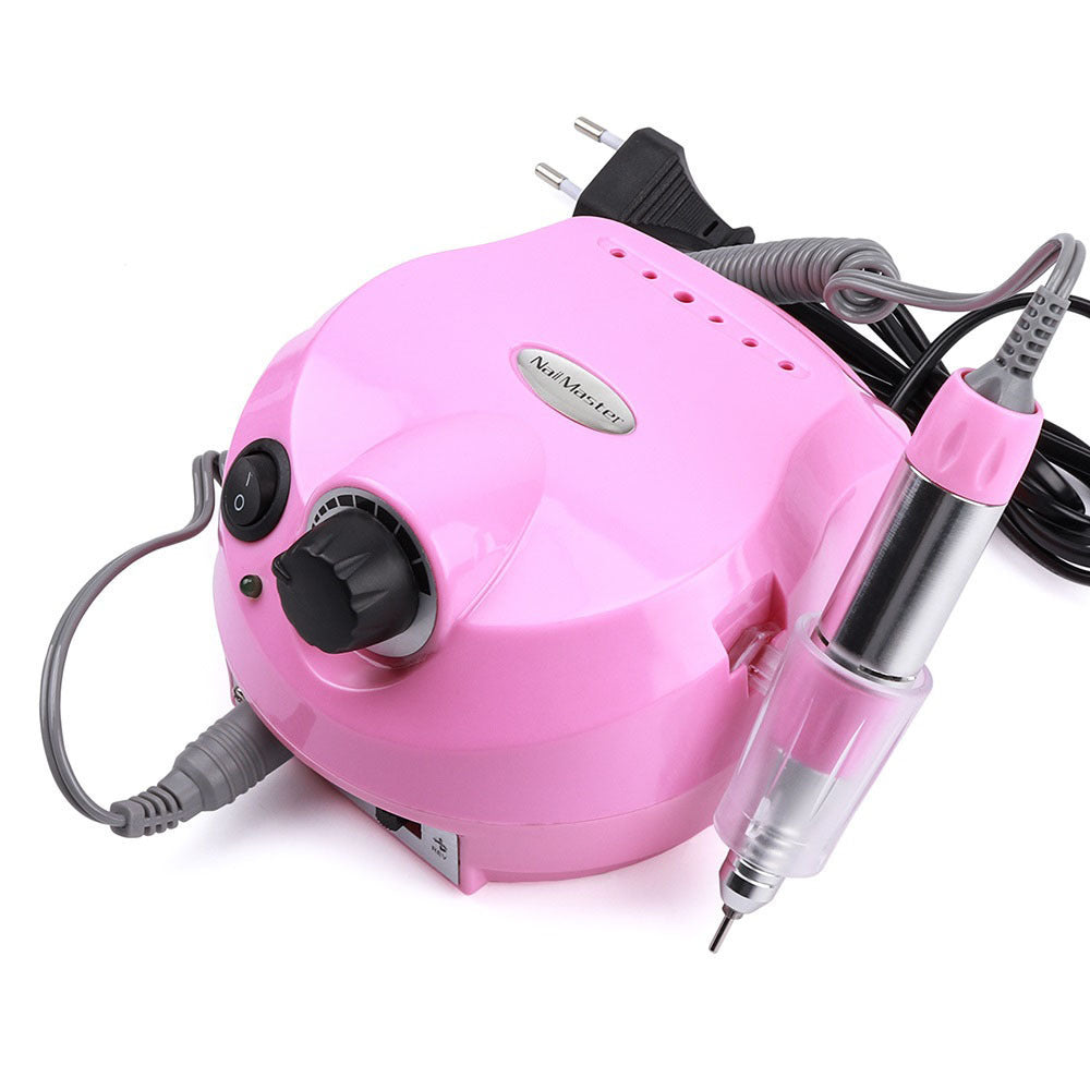 JMT-072842 Electric Nail Polisher Drill Kit with Foot Switch and Six Nail Bits, 0-35000RPM, for Manicure and Pedicure