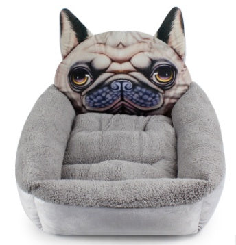 JMT-072842 Plush Pet Kennel Mat for Cats and Dogs - Multiple Styles and Sizes Available