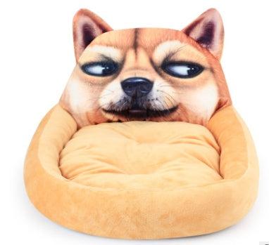 JMT-072842 Plush Pet Kennel Mat for Cats and Dogs - Multiple Styles and Sizes Available