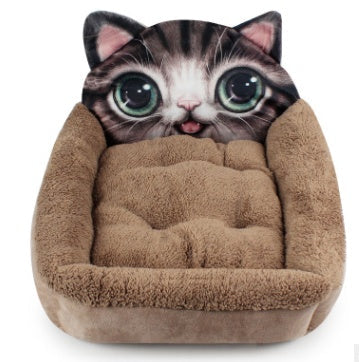 JMT-072842 Plush Pet Kennel Mat for Cats and Dogs - Multiple Styles and Sizes Available