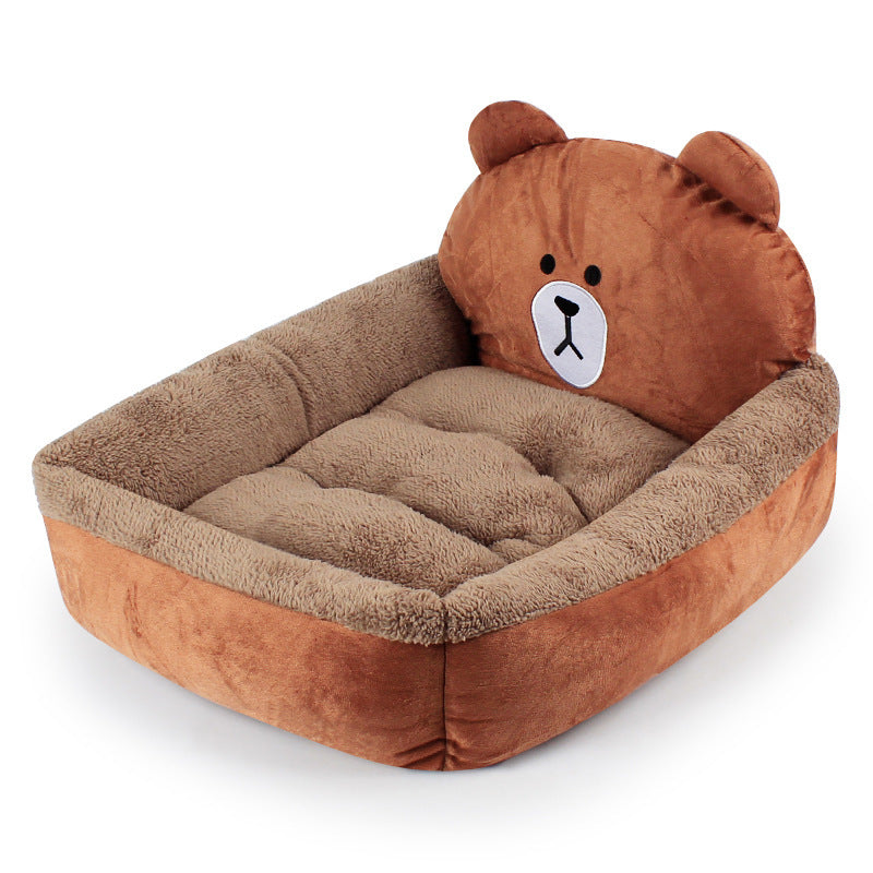 JMT-072842 Plush Pet Kennel Mat for Cats and Dogs - Multiple Styles and Sizes Available