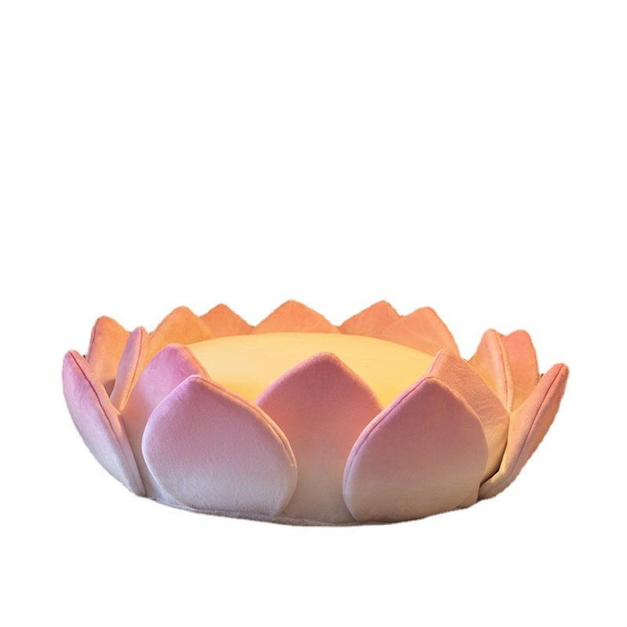 JMT-073354 Three-Dimensional Lotus Shape Cat Sofa Bed - Soft and Comfortable Indoor Pet Cushion, Detachable and Non-Slip Design