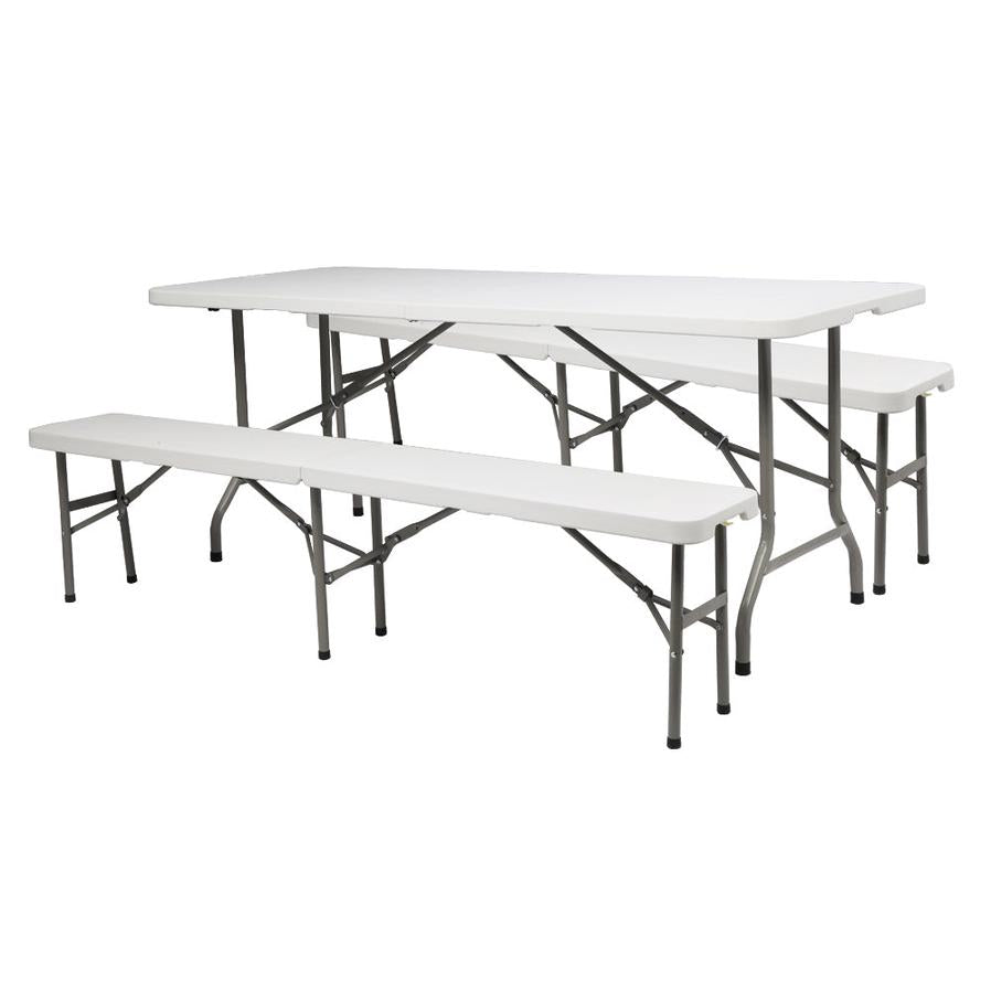 JMT-073418 6FT Foldable Outdoor Patio Bench with Durable Construction