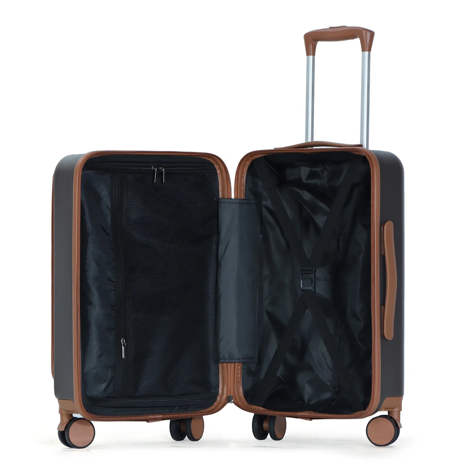 JMT-073418 Lightweight 20-Inch ABS and PC Trolley Hard Case Suitcase for Travel