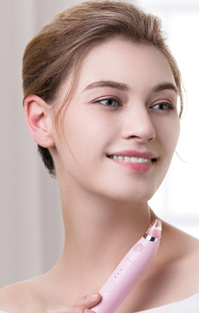 JMT-073674 Ultrasonic Blackhead Remover with Pore Cleaning Function - Available in Black and Pink