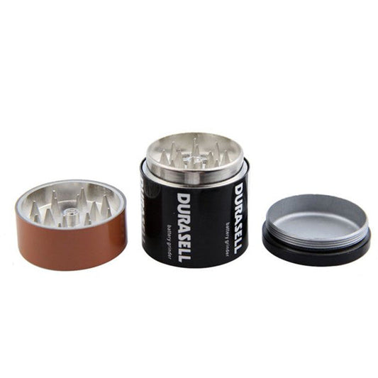 JMT-073866 Zinc Alloy Three-Layer 55mm Grinder - Multi-Functional Tool with Keychain and Storage Features