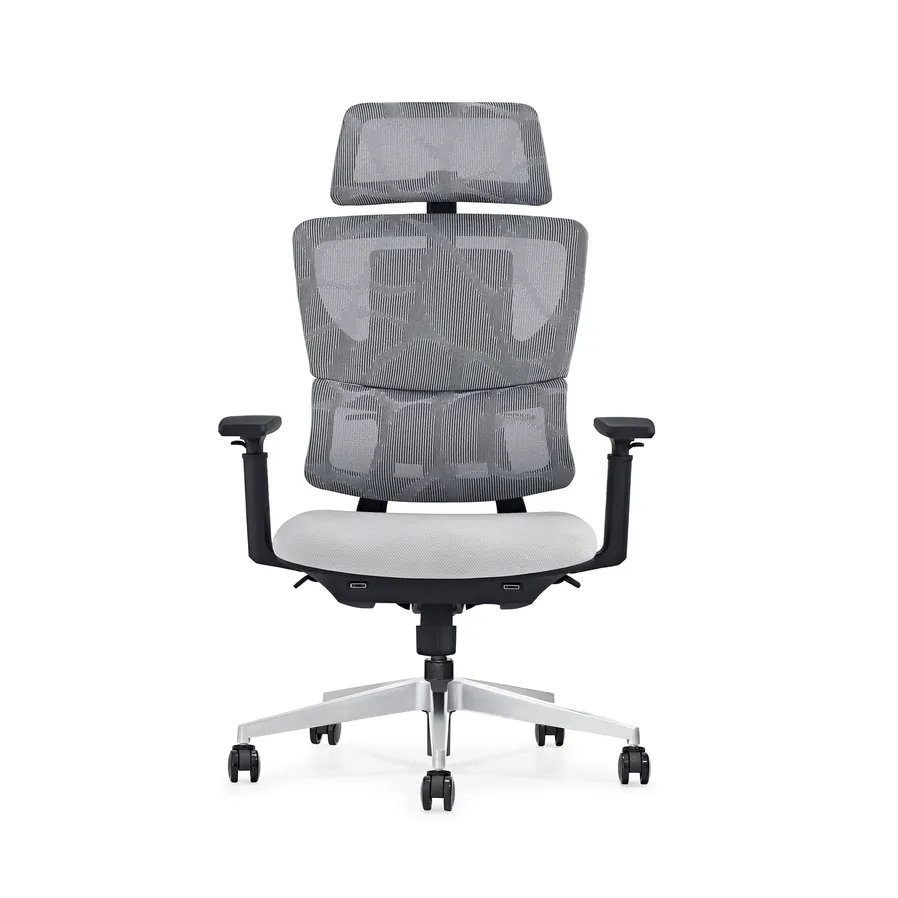 JMT-074442 Contemporary High-Back Ergonomic Office Chair with Adjustable Foam Support and Mesh Design