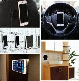 JMT-074698 Multifunctional Gel Pads for Phone and Tablet - 2 Pack, Non-Trademarked Nano Stickers for Walls and Cars