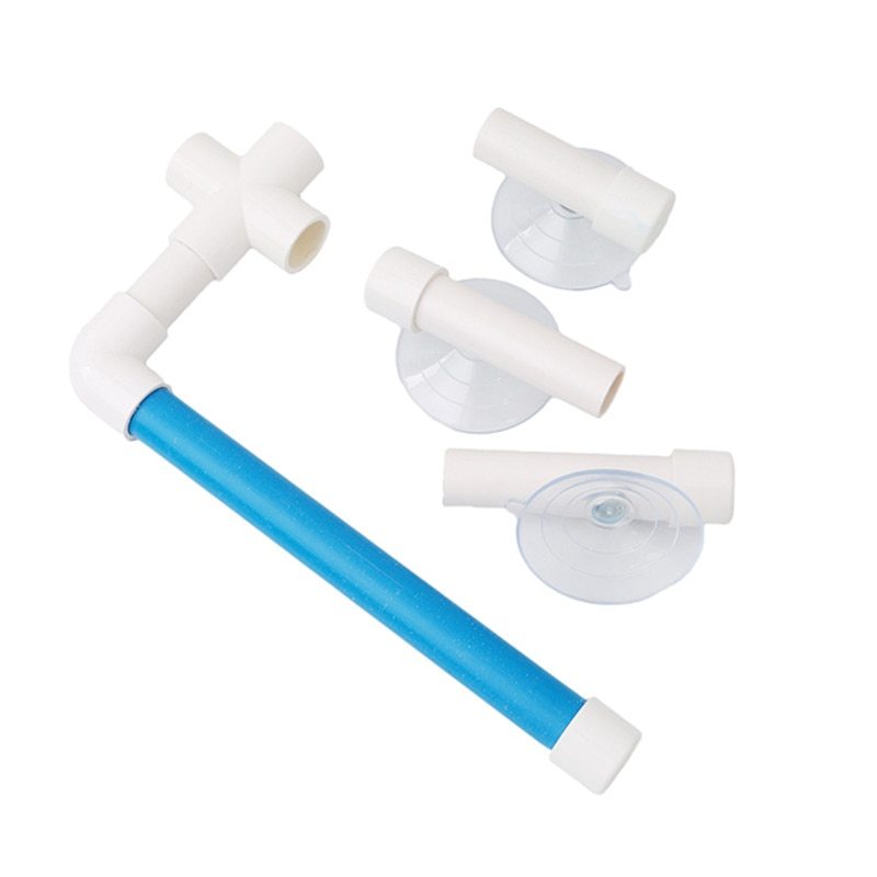 JMT-074762 Bird Shower Rod Stand for Medium to Large Birds - Foldable Design with Suction Cups for Easy Shower Use