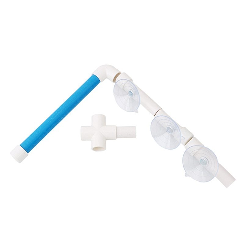 JMT-074762 Bird Shower Rod Stand for Medium to Large Birds - Foldable Design with Suction Cups for Easy Shower Use