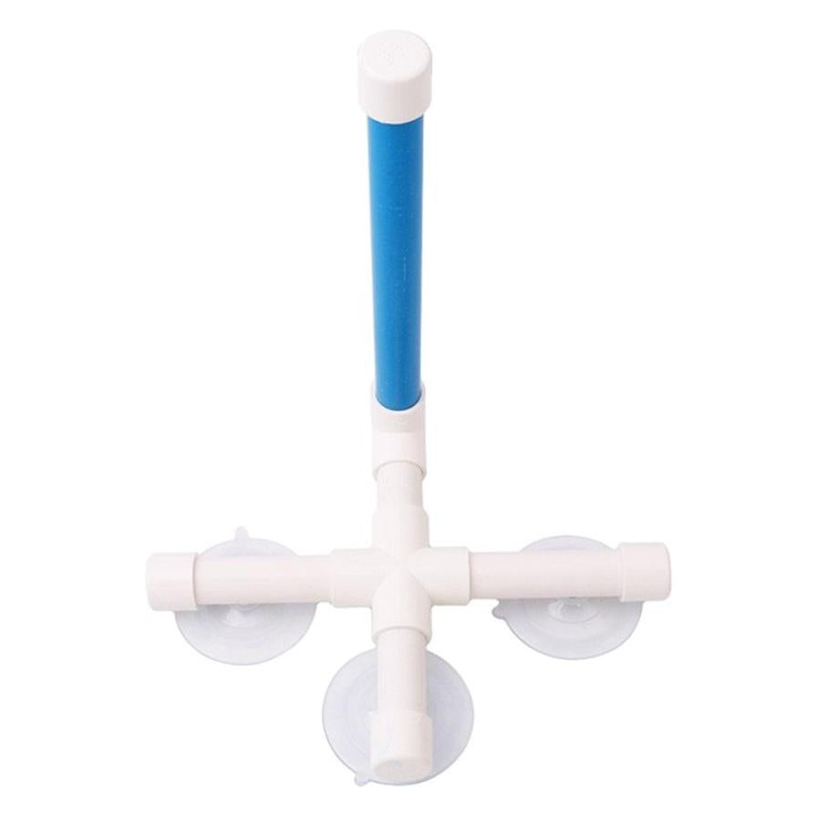 JMT-074762 Bird Shower Rod Stand for Medium to Large Birds - Foldable Design with Suction Cups for Easy Shower Use