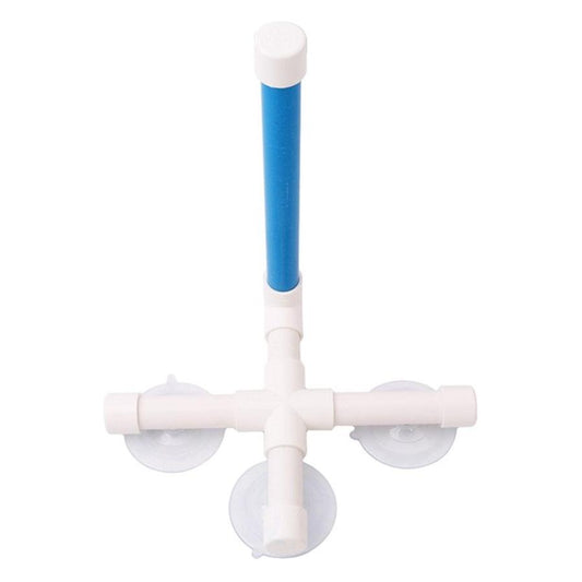 JMT-074762 Bird Shower Rod Stand for Medium to Large Birds - Foldable Design with Suction Cups for Easy Shower Use