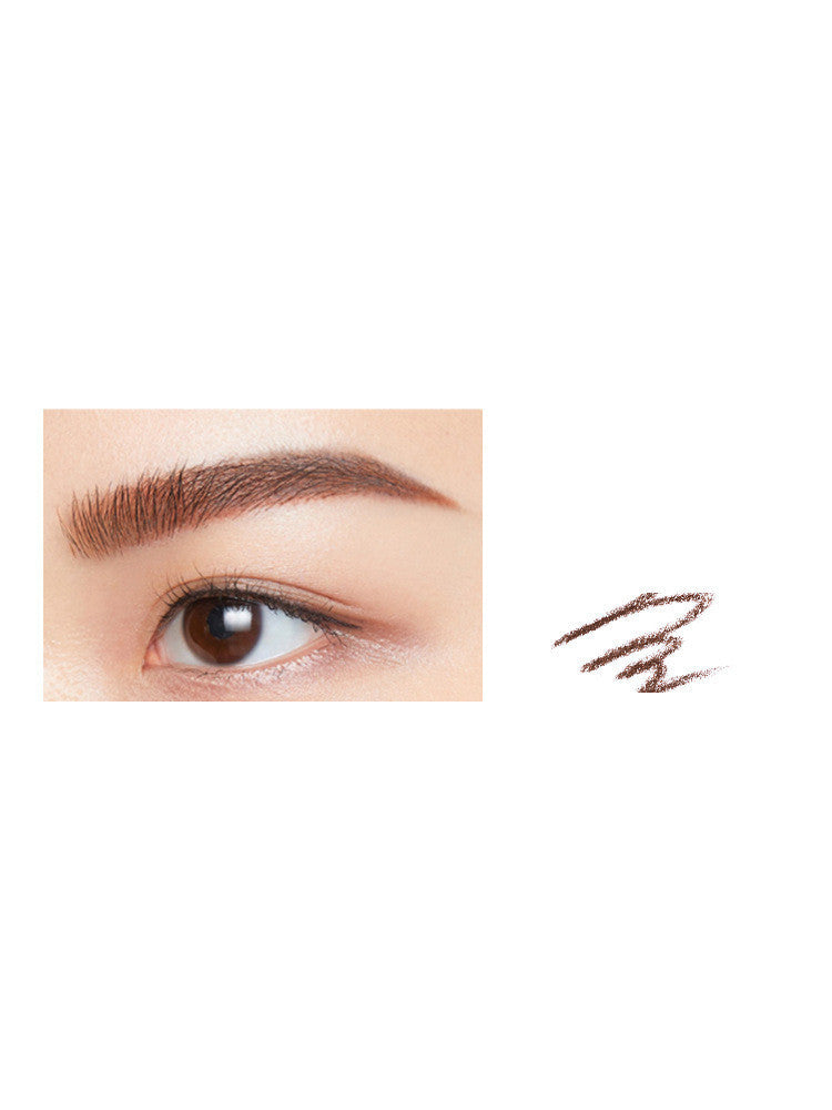 JMT-074954 Slim Waterproof Eyebrow Pencil with Spiral Brush - Long-Lasting Natural Finish in Various Shades