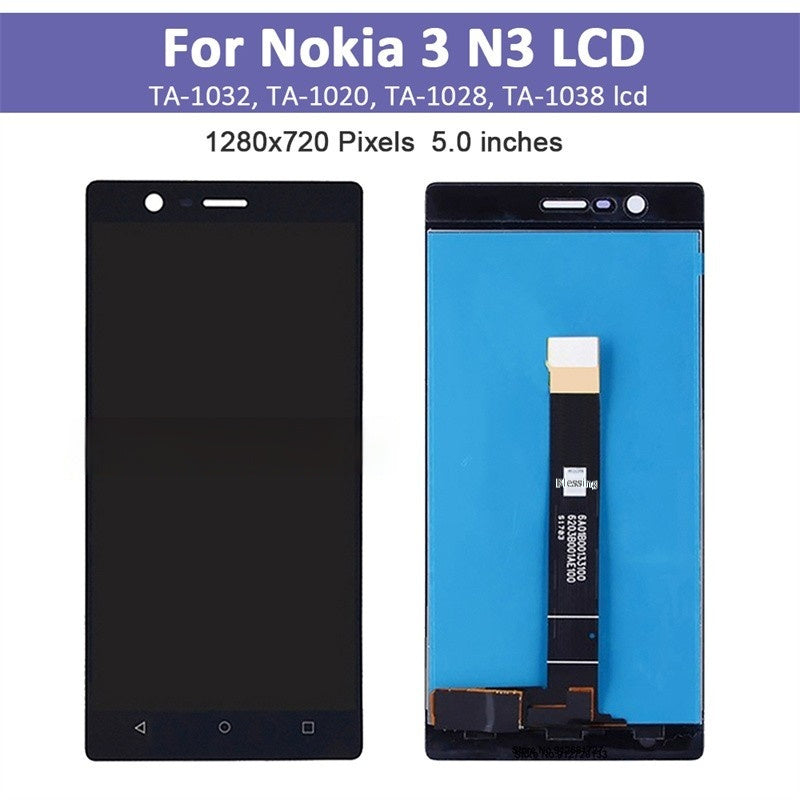 JMT-075018 N3 Screen Assembly Compatible with Models TA-1032 and TA-1038 - Black Version
