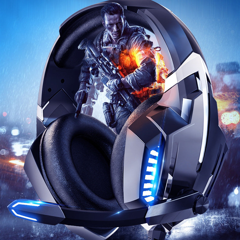 JMT-075338 Wired Gaming Headset with Microphone - ONIKUMA K18, 3.5mm Plug, 20Hz-20kHz Frequency Response, Comfortable Protein Skin Ear Cushions