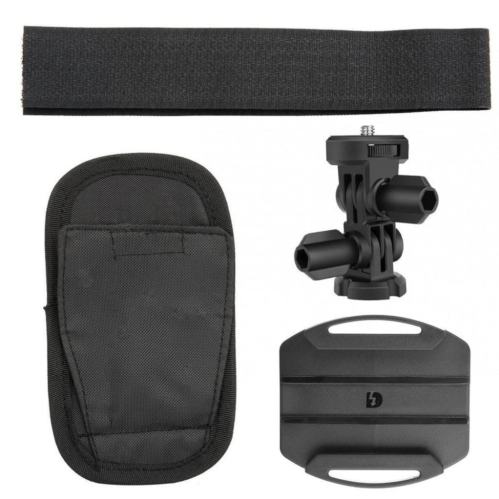 JMT-075530 Adjustable Backpack Clip for Action Cameras with Stabilizer and Arm Kit