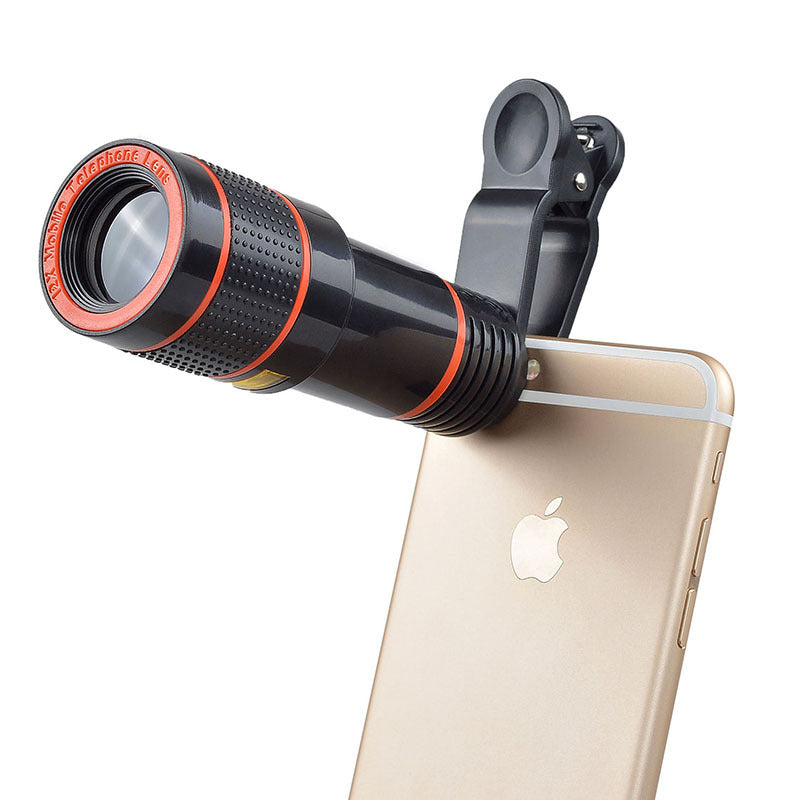 JMT-075850 4-in-1 Cell Phone Lens Kit: Telephoto, Fisheye, Wide Angle, Macro