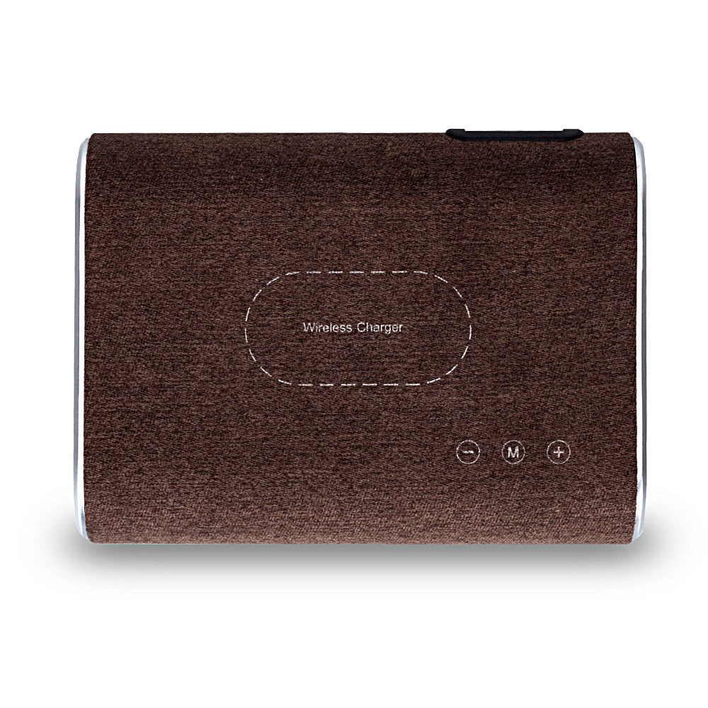JMT-075850 Wireless Charging Bluetooth Speaker with Dual Stereo Sound and Over-voltage Protection
